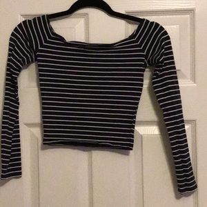 Abercrombie & Fitch off the shoulder crop